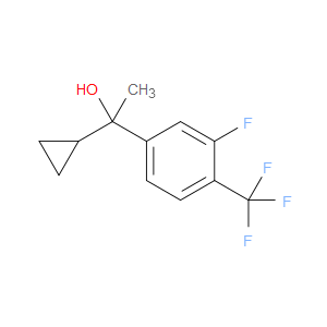 α-Cyclopropyl-3-fluoro-α-methyl-4-(trifluoromethyl)benzenemethanol