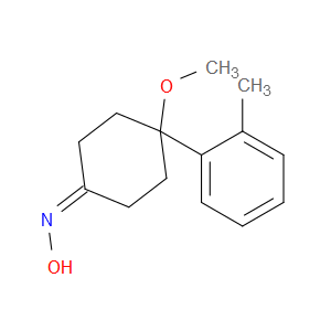 4-Methoxy-4-(2-methylphenyl)cyclohexanone oxime