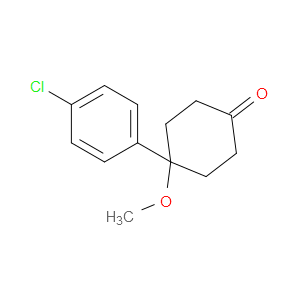 4-(4-Chlorophenyl)-4-methoxycyclohexanone