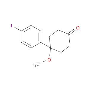 Cyclohexanone, 4-(4-iodophenyl)-4-methoxy-