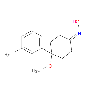 4-Methoxy-4-(3-methylphenyl)cyclohexanone oxime