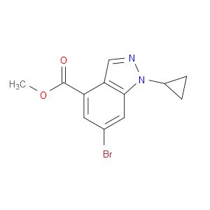 Methyl 6-bromo-1-cyclopropyl-1H-indazole-4-carboxylate