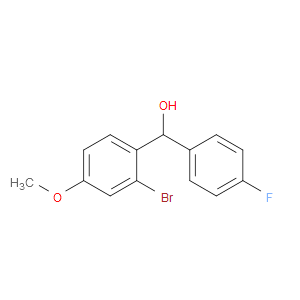 2-Bromo-α-(4-fluorophenyl)-4-methoxybenzenemethanol