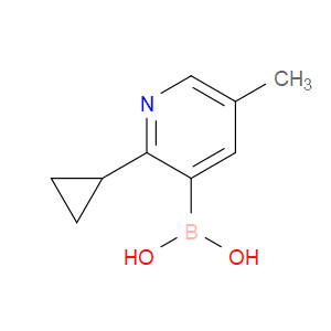 B-(2-Cyclopropyl-5-methyl-3-pyridinyl)boronic acid