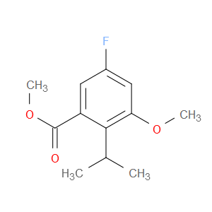 Methyl 5-fluoro-3-methoxy-2-(1-methylethyl)benzoate