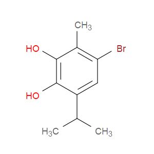 4-Bromo-3-methyl-6-(1-methylethyl)-1,2-benzenediol