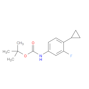 tert-butyl (4-cyclopropyl-3-fluorophenyl)carbamate