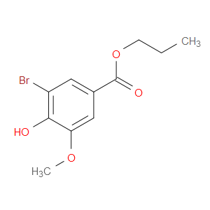 Propyl 3-bromo-4-hydroxy-5-methoxybenzoate