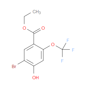 Benzoic acid, 5-bromo-4-hydroxy-2-(trifluoromethoxy)-, ethyl ester