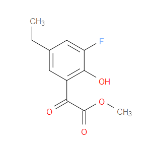 Methyl 5-ethyl-3-fluoro-2-hydroxy-α-oxobenzeneacetate
