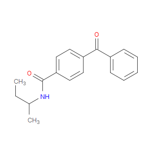 4-Benzoyl-N-(1-methylpropyl)benzamide