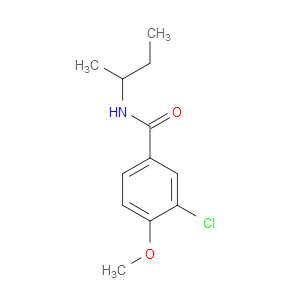 3-Chloro-4-methoxy-N-(1-methylpropyl)benzamide