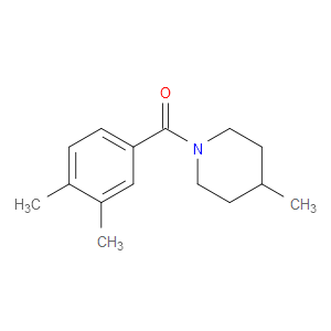 Methanone, (3,4-dimethylphenyl)(4-methyl-1-piperidinyl)-
