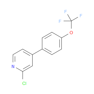 2-Chloro-4-(4-trifluoromethoxyphenyl)pyridine