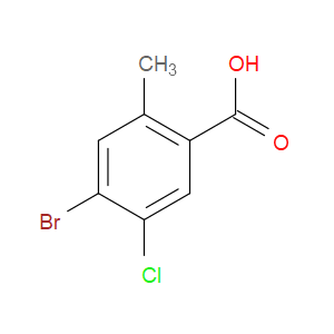 4-Bromo-5-chloro-2-methylbenzoic acid