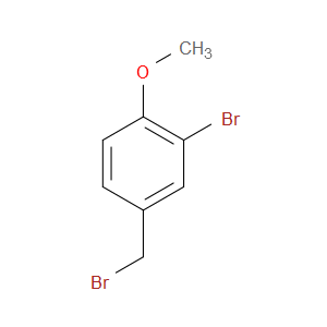 2-Bromo-4-(bromomethyl)-1-methoxybenzene
