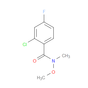Benzamide, 2-chloro-4-fluoro-N-methoxy-N-methyl-