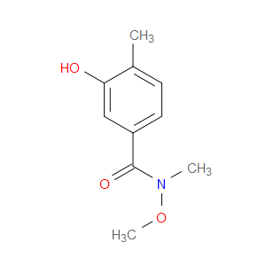 Benzamide, 3-hydroxy-N-methoxy-N,4-dimethyl-