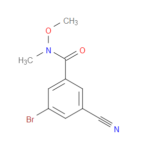Benzamide, 3-bromo-5-cyano-N-methoxy-N-methyl-