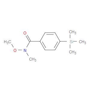 N-Methoxy-N-methyl-4-(trimethylsilyl)benzamide