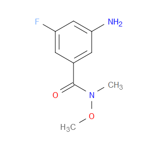 Benzamide, 3-amino-5-fluoro-N-methoxy-N-methyl-