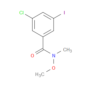 Benzamide, 3-chloro-5-iodo-N-methoxy-N-methyl-