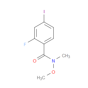 Benzamide, 2-fluoro-4-iodo-N-methoxy-N-methyl-
