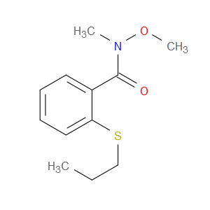 N-Methoxy-N-methyl-2-(propylthio)benzamide