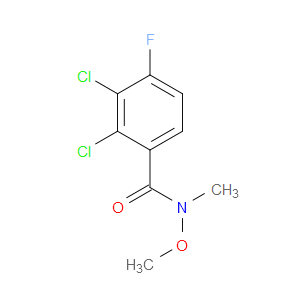 Benzamide, 2,3-dichloro-4-fluoro-N-methoxy-N-methyl-