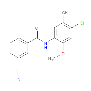 N-(4-Chloro-2-methoxy-5-methylphenyl)-3-cyanobenzamide