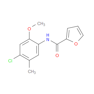 N-(4-Chloro-2-methoxy-5-methylphenyl)-2-furancarboxamide