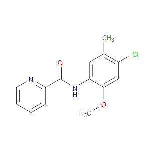 N-(4-Chloro-2-methoxy-5-methylphenyl)-2-pyridinecarboxamide