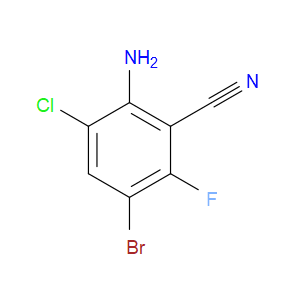 2-Amino-5-bromo-3-chloro-6-fluorobenzonitrile