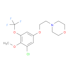 4-(2-(3-chloro-4-methoxy-5-(trifluoromethoxy)phenoxy)ethyl)morpholine