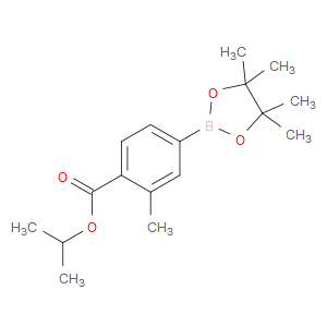 isopropyl 2-methyl-4-(4,4,5,5-tetramethyl-1,3,2-dioxaborolan-2-yl)benzoate