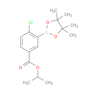 isopropyl 4-chloro-3-(4,4,5,5-tetramethyl-1,3,2-dioxaborolan-2-yl)benzoate