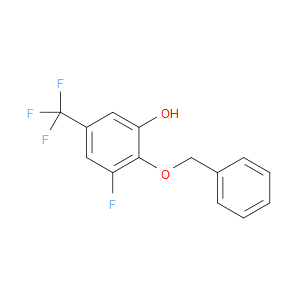 2-(benzyloxy)-3-fluoro-5-(trifluoromethyl)phenol