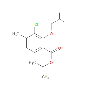 isopropyl 3-chloro-2-(2,2-difluoroethoxy)-4-methylbenzoate
