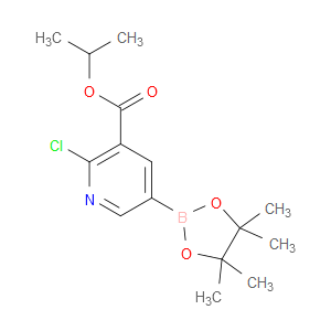 isopropyl 2-chloro-5-(4,4,5,5-tetramethyl-1,3,2-dioxaborolan-2-yl)nicotinate