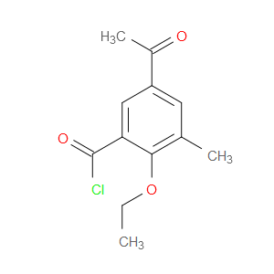 5-Acetyl-2-ethoxy-3-methylbenzoyl chloride