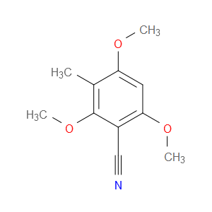 2,4,6-Trimethoxy-3-methylbenzonitrile