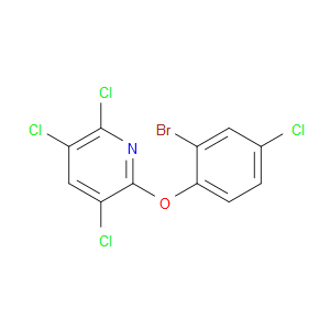 2-(2-Bromo-4-chlorophenoxy)-3,5,6-trichloropyridine