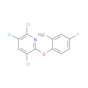 2,3,5-Trichloro-6-(4-fluoro-2-methylphenoxy)pyridine