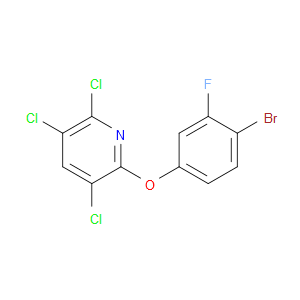 2-(4-Bromo-3-fluorophenoxy)-3,5,6-trichloropyridine