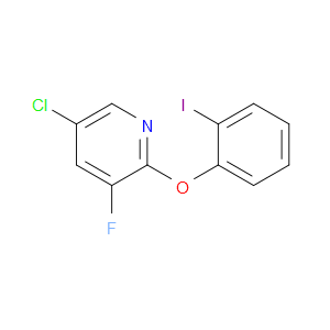 Pyridine, 5-chloro-3-fluoro-2-(2-iodophenoxy)-