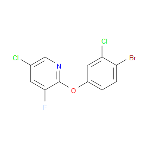 2-(4-Bromo-3-chlorophenoxy)-5-chloro-3-fluoropyridine