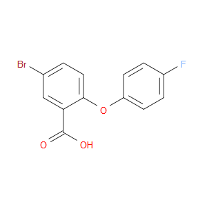 Benzoic acid, 5-bromo-2-(4-fluorophenoxy)-