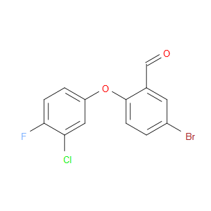 5-Bromo-2-(3-chloro-4-fluorophenoxy)benzaldehyde
