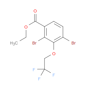 Ethyl 2,4-dibromo-3-(2,2,2-trifluoroethoxy)benzoate