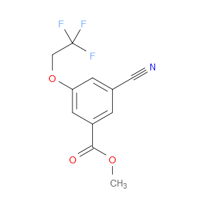Benzoic acid, 3-cyano-5-(2,2,2-trifluoroethoxy)-, methyl ester